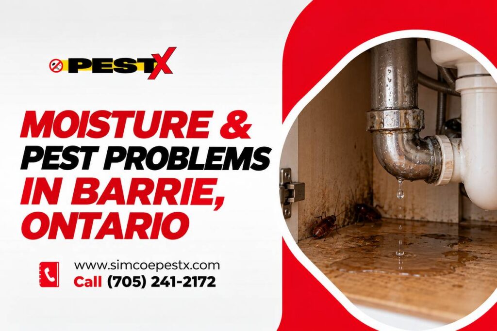Moisture Causes Pest Problems