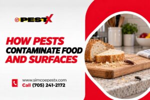 Pests Contaminate Food and Surfaces