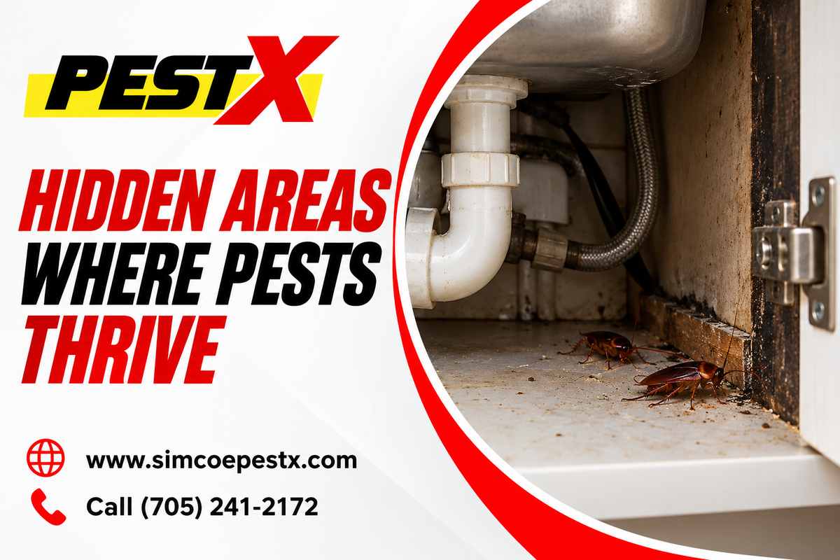 Hidden Areas Where Pests Thrive