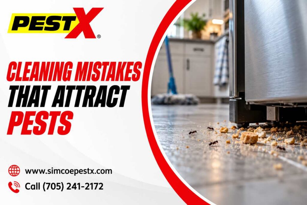 Current image: Routine Cleaning Mistakes Attract Pests